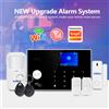 KERUI Sistema di Allarme Antifurto Wireless KERUI WIFI GSM, Kit Fai-da-Te per Casa, Compatibile con App Tuya Smart, Controllo Centrale di Allarme per Sicurezza Domestica