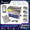 NONE Podofo Pulitore a Ultrasuoni 6L 180W Professionale in Acciaio Inossidabile, Macchina per Pulizia a Ultrasuoni Portatile con Riscaldatore e Timer Digitale, Serbatoio in Acciaio Inossidabile con
