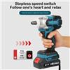 HGTUGO Avvitatore a impulsi elettrico brushless 260-280 Nm con attacco quadrato da 1/2 pollice, chiave dinamometrica ad alta coppia per lavorazione del legno e riparazioni domestiche