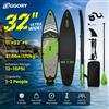 EGGORY SUP Outdoor Water Station Board Stile verde fluorescente Tavola da paddle gonfiabile portatile 335 * 81 * 15 cm Adatta per yoga in acqua, fitness, pesca e viaggi in famiglia. Viene fornito con un set