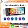 Podofo Autoradio Universale 1DIN 6.28 Pollici, Lettore Multimediale MP5 con CarPlay Wireless Integrato, Android Auto, Mirrorlink, Bluetooth, Radio FM, con Telecamera Posteriore Gratuita, Unità Audio
