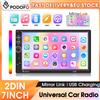 Podofo Lettore multimediale MP5 per auto con touch screen da 7 pollici, 2 Din, Bluetooth, USB, SD, RCA, Mirror Link, sistema audio EQ, supporto per 4 altoparlanti, apparecchiatura universale per