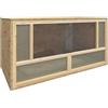 NONE Terrario in Legno 80x40x40cm, Facile da Pulire, Alta Qualità, Perfetto per l'Arredamento Domestico