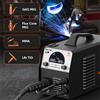 HZXVOGEN Saldatrice HZXVOGEN MIG185 Flux Core 4 in 1: Saldatura ad Arco (Stick ARC MMA), MIG con e senza Gas, TIG Lift, Schermo LED, Inverter IGBT, Macchina per Saldatura Digitale per Filo da 0.8/1.0mm 1KG,