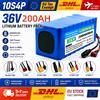 Batteria ricaricabile ad alta capacità da 200Ah 200000mAh 36V 10S4P 18650 al litio per scooter elettrico, uso quotidiano per il pendolarismo.