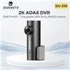DUDUAUTO Videoregistratore per Auto 2K con ADAS DVR Dotato di Sensore Sony IMX335 360° ° Per la navigazione Android