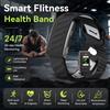 GUHUAVMI ECG+HRV Smart Band Senza Schermo per la Salute, Monitoraggio 24 Ore di Pressione Sanguigna, Acido Urico, Lipidi nel Sangue, 3ATM, 100+ Sport, Nuovo Fitness Tracker