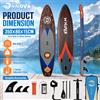 Wnova 350 * 86 * 15cm Tavola SUP Gonfiabile, Tavola per Attività Acquatiche all'Aperto con Attrezzatura Completa, Adatta per Yoga in Acqua, Fitness, Pesca, Uso in Spiaggia e al Lago, Facile da