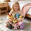 Aoger Collezione completa di peluche Pokémon Eevee: Glaceon, Leafeon, Sylveon, Espeon, Umbreon, Flareon, Vaporeon - Regalo perfetto