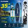 EGGORY SUP Tavola da Paddle Gonfiabile Ocean Explorer per Attività Acquatiche all'Aperto, 11 Piedi (325 * 89 * 15 cm), Design Ultra Largo, Ideale per Viaggi in Famiglia, Yoga in Acqua, Fitness, Pesca e