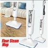 NONE Home White Steam Mop 1500W, pulitore a vapore per pavimenti a 2 velocità con manico staccabile per piastrelle e legno duro