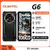 OUKITEL G6 Smartphone Robusto Sbloccato - 16GB+64GB/1TB TF, Display HD da 6.52", IP68/IP69K, Telefono Android 16, Batteria da 10600mAh, 16MP, NFC, Dual SIM, 90Hz, Telefono Cellulare Robusto