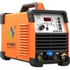 HZXVOGEN Saldatrice TIG AC/DC HITBOX HBT250P con Inverter a Impulsi per Alluminio, Saldatura MMA ARC HF TIG 2T/4T, Display Digitale, Bilanciamento AC, Saldatrice Digitale a Impulsi di Precisione per Acciaio