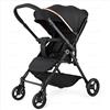 LUVCHAIN Passeggino Ultraleggero e Portatile per Bambini, Passeggino da Esterno con Manico Reversibile, Pieghevole e con Seduta Alta