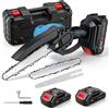 bromose Sega elettrica senza spazzole da 8 pollici, motosega elettrica a una mano, attrezzo da giardinaggio per la lavorazione del legno, sega per potatura compatibile con batteria Makita 21V