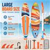 WNOVA SUP Tavola da Paddle Gonfiabile WNOVA, Tavola da Paddle Verticale con Motivo Colorato, Tavola per Attività Acquatiche all'Aperto, Facile da Trasportare, Adatta per Yoga Acquatico, Pesca, Fitness,