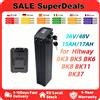 Aleaivy Batteria di ricambio per bici elettrica 36V/48V 15Ah-17Ah agli ioni di litio compatibile con COLORWAY Hitway BK3 BK5 BK6 BK8 BK11 BK37 OneSport BK6 EVERCROSS EK5 EK6