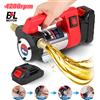 DWiusty Pompa di trasferimento diesel da 12 V utilizzabile per cherosene, diesel, benzina, pompa per olio portatile compatibile con Makita da 990 W, senza fili, con una batteria