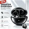 NONE Auricolari Bluetooth MS192 Open-Ear con Traduttore AI per oltre 150 lingue, Cuffie Wireless a Conduzione Ossea, 30 Ore di Riproduzione, Audio Stereo Hi-Fi, Vestibilità Comoda e Sicura, Ideali per