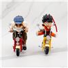 Bandai NOVITÀ: Action Figure Anime Dragon Ball Z da 13 cm - Son Goku, Maestro Roshi, Kame Sennin con Moto - Giocattoli in PVC per Bambini, Regali
