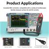 BSIDE Adattatore a pinza amperometrica BSIDE UP1 AC/DC per oscilloscopio, misurazione/analisi 10mA-100A, tester di corrente elettrica per applicazioni automobilistiche