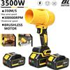 DWiusty Soffiatore Elettrico Portatile Brushless da 3500W, 350 m/s, per Foglie, Neve e Polvere, Strumento per Asciugatura Auto, Ideale per Rimuovere la Neve dall'Auto e Pulire Giardini e Cortili