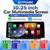 AUTOABC Display Multimediale Touch Screen da 10,25 Pollici 1920*720 con CarPlay Wireless e Android Auto per BMW Serie 1 2 3 4 F20 F21 F22 F30 F31 F32 F33 con Telecamera Posteriore, Navigazione e