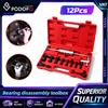 NONE Podofo Set Estrattore Cuscinetti Multifunzione 12 Pezzi, Attrezzi Manuali per Rimozione Cuscinetti 8-32 MM, Estrattore Ingranaggi Piccoli, Martello Scorrevole, Estrattore Cuscinetti Pilota, Kit di