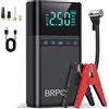 BSMOOM Avviatore di Emergenza con Compressore da 150 PSI, Avviatore per Auto con Ampio Schermo LCD, Avviatore Batteria da 1500A di Potenza di Picco per Tutti i Veicoli a Benzina e Diesel fino a 8.0L, Luce