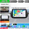 Hizpo Autoradio Wireless CarPlay Android Auto da 9 pollici per Fiat 500 Abarth 2007-2015, Sistema Multimediale Intelligente con Apple CarPlay Wireless, Schermo Touch IPS, Lettore Video Stereo,