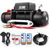 Sihao Verricello Elettrico SIHAO 13500LB 12V, con Cavo Sintetico in Lega 92 da 27M, Impermeabile, per Recupero Fuoristrada, per Camion 4x4, SUV, ATV, Barche, Rimorchi
