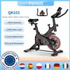 Formill QK101 Cyclette Magnetica da Interno, Volano da 10 kg, Resistenza Regolabile, Display LCD, Cinghia Silenziosa, Allenamento Domestico