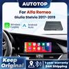 AUTOTOP Decoder Wireless CarPlay Android Auto per Alfa Romeo Stelvio Giulia 2017 2018 2019 Modulo GPS AUX Bluetooth Mirror Link AirPlay