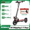 SUNNIGOO Monopattino Elettrico SUNNIGOO N3MAX per Adulti, Motore 800W, Batteria al Litio 48V 13Ah, Velocità Massima 45km/h, Autonomia 35-40km, Pneumatici Fuoristrada da 10 Pollici, Doppio Freno Anteriore e