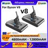 Batteria Originale per Aspirapolvere DYSON V8, Nuova 6-8000mAh/9800-12800mAh, Ricambio Batteria per Dyson