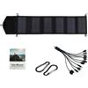 NONE Pannello Solare Pieghevole 60W 80W 100W, Caricabatterie Portatile USB 5V per Telefono, Campeggio all'Aperto, Power Bank Impermeabile