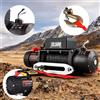 Sihao Verricello Elettrico SIHAO 13500lbs per ATV/UTV 12V con Cavo Sintetico 92t, Telecomando Wireless e Cablato, Impermeabile IP67 per Jeep, Traino e Fuoristrada