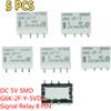 NONE 5 pz/borsa Relè di Segnale DC 5V SMD G6K-2F-Y-5VDC per Relè Omron