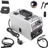 NONE Saldatrice MIG/MMA 2 in 1, regolazione della corrente da 20 a 120 A, inverter IGBT DC, saldatura a contatto con alimentazione automatica del filo, display digitale, set di strumenti compatti per