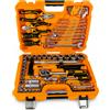 NONE Set Attrezzi Meccanici 78 Pezzi TOOLMAK, Valigetta Utensili Completa con Cricchetto 1/2" e 1/4", Bussole, Chiavi, Pinze, Cacciaviti, Kit Riparazione Auto Moto Casa