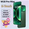 K-Touch M18 Pro Max Smartphone 7.3HD Economico 5G Dual SIM 7800mAh Android 15 Versione Globale