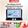 OSSURET Autoradio Android 2DIN per Citroen C3 C4 Aircross 2017-2023, Android Auto Wireless, CarPlay, Sistema Multimediale Intelligente con GPS