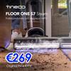 Tineco Floor One S7 Steam: scopa a vapore senza fili per la pulizia dei pavimenti duri e dello sporco ostinato, con filtro autopulente, pulizia dei bordi, funzionamento automatico, ideale per bambini