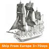 NONE Set di Costruzioni Nave dei Pirati dei Caraibi 2865 Pezzi 10365, Modello di Barca da Assemblare, Giocattolo per Bambini e Adulti, Regalo di Compleanno e Natale