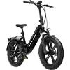 bodywel Bici Elettrica Pieghevole All-Terrain con Pneumatici Larghi, Motore BAFANG , Batteria 48V 20Ah, Freni Idraulici, 7 Velocità, Ruote da 20 Pollici, per Adulti, Off-Road, Spedizione Diretta UE