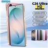 CHOTOG Nuovo Smartphone C26 Ultra Android 15 5G 7.3 HD Telefono Cellulare 22GB 2TB 7800mAh Octa Core Sbloccato Dual SIM Fotocamera 16+48MP