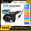 Podofo Dash Cam con Ampio Display USB per Auto, Registratore Video Veicolare, Sistema di Avviso alla Guida ADAS LDWS FCWS con Allarme Vocale, Lente Grandangolare 720P, Registrazione in Loop per