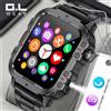LAXASFIT Smartwatch G.L Wear 2026 per Sport all'Aperto, Fitness, Monitoraggio HR, SpO2, Sonno, Torcia LED, Chiamate Bluetooth, per Uomo e Donna