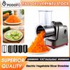 Grattugia elettrica per formaggio Podofo da 250 W, dotata di 5 lame intercambiabili, macchina elettrica multifunzionale per insalate, per sminuzzare formaggio, frutta, verdura, strumento per la