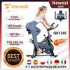 Formill Cyclette Magnetica da Interno Formill QK116C, Volano da 12KG, 125 kg, Resistenza a 100 Livelli, Cyclette per Casa con Display LCD, Cinghia Silenziosa, Cardio per Casa